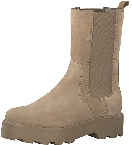 s.Oliver Chelsea-Stiefel 5-5-25482-29 Beige Sustainable