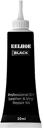 Kaefen 20ml Flüssigleder Schwarz, Leder Reparatur Set,Komplementärfarbe Creme, für Ledercouch Lederjacke Autositz Sofa Mäntel (Z-Schwarz, 20ml)