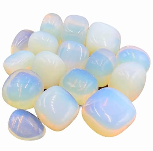 5 PIÈCES pierre naturelle poncée pour cristallothérapie, reiki et méditation - 20-25 mm (OPALITE)