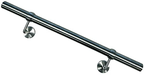 Blech + Profil Edelstahl Handlauf Geländer geschliffen V2A Wandhandlauf 300mm / 30cm