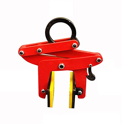 500kg Vertical Plate Lifting Clamp, Heavy Duty Steel Vertical Plate Clamps, Metal Steel Plate Clamp for Lifting and Transporting, Vertical Lifting Clamps