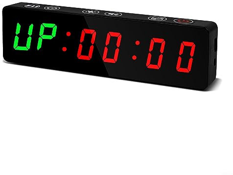 Minuteur magnétique de sport avec affichage anti-vertige pour la maison, la gym, le garage, le fitness, la boxe