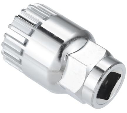 SURIEEN 20-Zahn Fahrrad Tretlager Schraubenschlüssel, Fahrrad Innenlager Entferner Werkzeug für Shimano/VP/FSA/LP, Silber