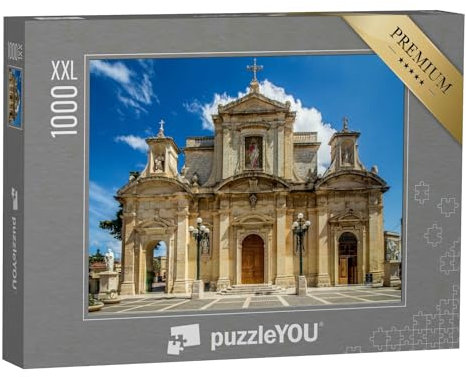 Puzzle 1000 Teile XXL „Foto der Kirche von Malta Rabat“ – aus der Puzzle-Kollektion Marokko