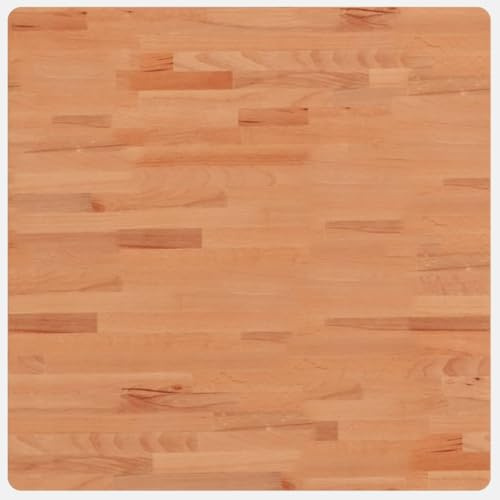 vidaXL Tischplatte 70x70x1,5 cm Quadratisch Massivholz Buche