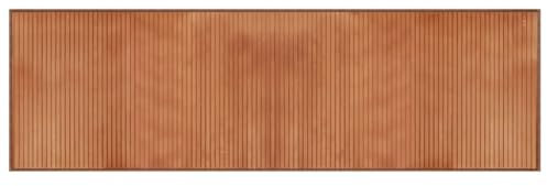 vidaXL Tapis rectangulaire Marron 60x200 cm Bambou, Tapis de Salon, Tapis de Cuisine, Tapis rectangulaire, Tapis de Chambre à Coucher