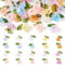 Beadthoven Blumen-Anhänger zum Basteln von Halsketten, Armbändern, Ohrringen, Schmuckherstellung, Glas Acryl