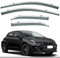 Sunxiaoy Auto Aufklebbaren Windabweiser für Toyota Auris Hatchback E210 2019-2024, Auto Seitenfenster Visier Regenabweiser Regenschutz Sonnenschutz Windschutz Deflektoren Auto Zubehör