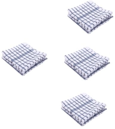 LABRIMP 12 STK Geschirrtuch Für Die Küche Super Saugfähige Tücher Wasserabsorbierende Geschirrtücher Haushaltsreinigungstücher Saugfähige Geschirrtücher Mini Körbe Sky-Blue Baumwollgarn