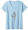 Womens Ballet Dancer Zebra Ballerina Dance Women Girls Animal print V-Neck T-Shirt