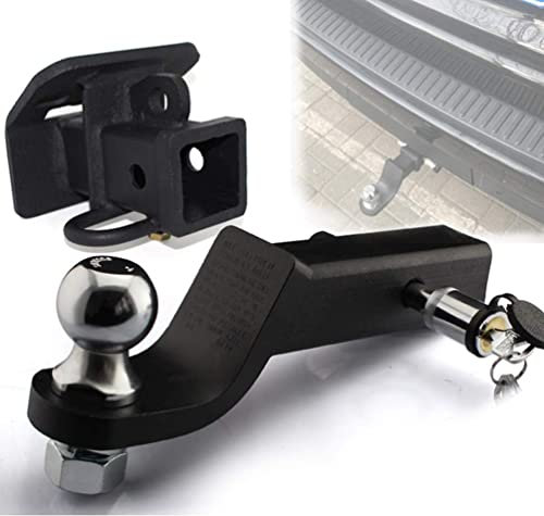 Kit Ricevitore Gancio Traino paraurti Posteriore, per Landrover Discovery 3 4 LR3 LR4 e Prima del 2013 R-Ange-Rover Sport, Gancio Traino per Auto, Set Gancio Traino Nero