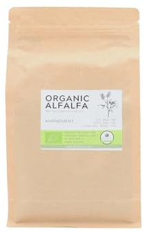 ALMICANNA: Organic Alfalfa Pellets 100% Bio 500g - Natürlicher Stickstoff Dünger und Nährstoff Booster für Cannabis - Amendment im Living Soil