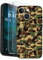 Cliffora Flüssigsilikon-Handyhülle für iPhone 16, 15, 14, 13, 12, 11 Pro Max XS/SE, personalisierbar, mit 2 Displayschutzfolien, Grün