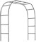 Sharplace Outdoor Archway Archway Trellis Praktische Mehrzweck -Metall -Pergola -Arbor Versammlung für Wohngebäude für Zeremonie -Abschlusshäuser, Schwarz