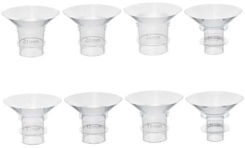 Toddmomy 8pcs Silicone Breast Pump Flange Inserts Flange Inserts for Breast Pump Accessories