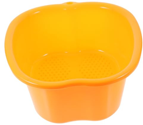 BIUDECO Seau de Bain pour Épais avec Massage à Points Convexes Bain de Pied Relaxant pour Usage Domestique et Facile à Nettoyer pour Détente et Fatigue
