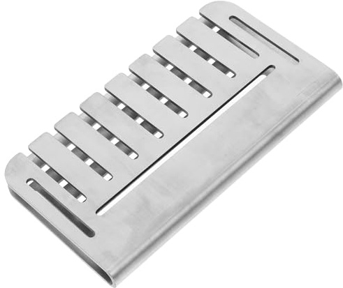 GLEAVI Edelstahl Grill Fettblocker Türschutz für Grillplatte Vielseitiger Grill Grease Blocker für Sauberes Bbq Kochen
