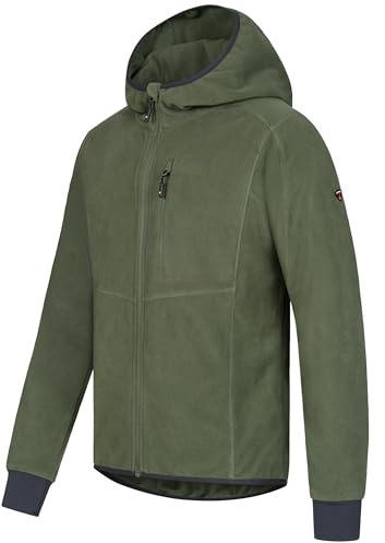 Höhenhorn Apennin Herren Leichter Fleece Hoodie Sweatshirt Full Zip Microfleece