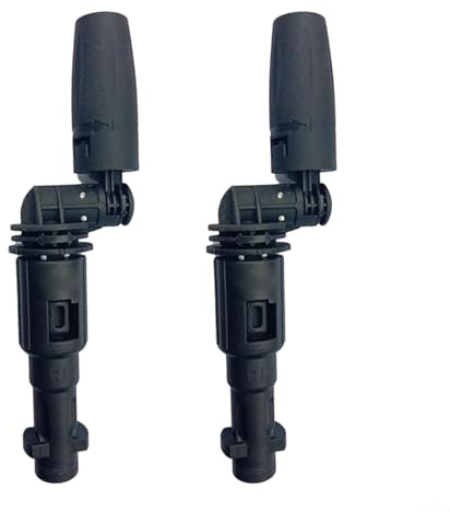 Replacement Spray Angle Nozzle For Karcher K2-K7 Pressure Washer 360 Degree Rotating Angled Nozzle For Karcher Jet Washer Replacement Head(2pcs)