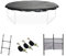 Alice's Garden - Pack Accessoires pour Trampoline Ø 250cm Pluton/Gémeaux/Pluton Inner - Échelle. bâche de Protection. Filet de Rangement pour Chaussures et kit d’ancrage