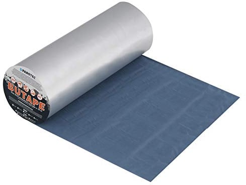 Parotec BuTape Aluminium Butylband Dachreparatur 300 mm x 10 lfm Alum. grau | Alu-Dichtband – Wasserdicht, UV- & Witterungsbeständig, starke Haftung auf vielen Untergründen – 7 Farben