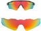 HiCycle2 FOOUS Spiegel Polarisiert Ersatz-Brillengläser für Oakley Radar EV Path Sonnenbrille (Rot)