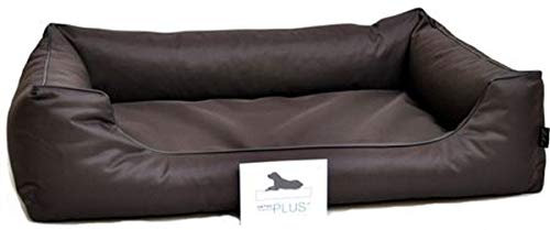 Lebon Hundebett Paula Plus - Dunkelbraun 120 x 90 cm - Sie erhalten 1 Packung/en