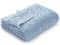mimixiong Babydecke aus 100% Baumwolle - kuschelige Strickdecke ideal als Neugeborene, 100 x 80 cm (Blau)
