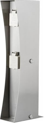 Ledino Connect D2 Steckdosenpfosten 2er, Edelstahl Outdoor (11790000009015)