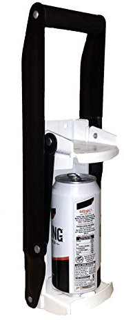Grendle 16 oz Extra Heavy Duty Can Crusher (Metal, Wall Mounted, Hand Powered)