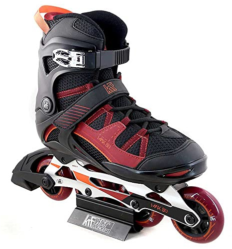 KRF The New Urban Concept KRF Patin Linea Fitness MAX-80 Black, Erwachsene, Unisex, Schwarz, Größe 44