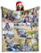 Gudina personalisierte Decke Fotodecke mit Eigenem Foto Name/extra weiche und gemütliche Sofadecke/personalisiertes Fotogeschenk/Decke mit Collage/Multiple Colors to Choose from-80cmX120cm