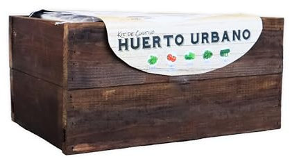Mini Huerto de Interior para Plantas Semillas Hortalizas y Aromáticas, Kit de Cultivo Completo Huerto Urbano Ecológico en Casa Jardín Terraza Regalo Original