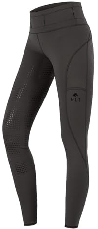 ELT Reitleggings Hanna High Waist, Schlamm, Gr. 38