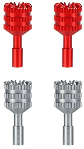 BEHORSE Mini 3 Pro Joysticks 2 pares de barras de control de aluminio DJI RC para DJI Mini 3 Pro Accesorios (rojo + gris)