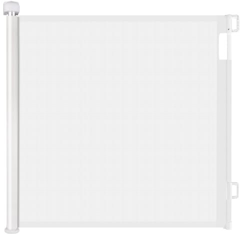 PetHot Treppentor, versenkbares Treppentor für Babys und Haustiere, Babytor oder Hundetor, ausziehbar bis zu 55„ breit, 33“ hoch, einhändige Bedienung, Babytor für Treppen/Türen/Flure/Außenbereich