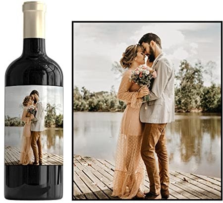Any Occasion Any Photo Personalised Gift Wine Whiskey Bottle Label Sticker 179