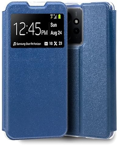 Cool Flip Cover für Xiaomi Redmi Note 12, einfarbig, Blau