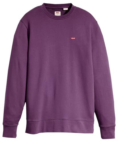 Levi's Crew Felpa Uomo Tinta Unità Navy Cosmos XS