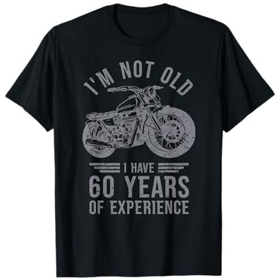 Motorcyclist 60th Birthday Biker Chopper Motorcycle T-Shirt