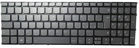 RTDPART Tastiera Del Computer Portatile Per Lenovo Ideapad Yoga Creator 7-15IMH05 Italia IT Con Retroilluminato Grigio Nuovo