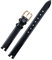 LUGEMA Damen-Lederarmband Kompatibel Mit Tissot 1853 T003209A Serie 10 Mm Dornschließe T003.209 Damenuhrenarmband Uhrenzubehör (Color : Black with gold, Size : 10mm)