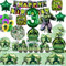 159pcs Hu-lk Geburtstag Dekoration Set,3 Jahren Hu-lk Gebutstag Partygeschirr,Hu-lk Luftballon,Geburtstag Partyzubehör Set für Kindergeburtstag