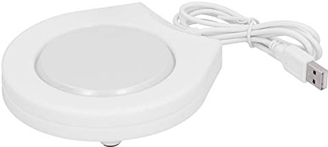 Plaque Chauffante Plus Chaude pour Cire de Bougie 15 × 15 × 4 Prise Usb Coussin Chauffant Tapis de Tasse à Vide Set de Table Chauffant pour café au Lait de Bureau