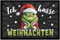 MoonWorks® Fußmatte Grinch Weihnachten mit Anti Spruch Ich Hasse Menschen Sarkasmus Ironie rutschfest & waschbar Weihnachten schwarz 60x40cm