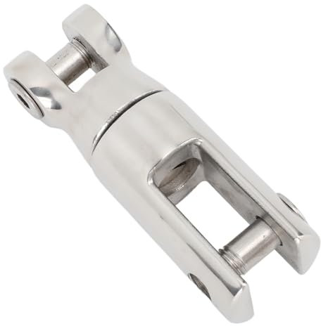 TKSE Conector de Ancla de Barco, Conector Giratorio de Ancla de Barco de 3/8 A 1/2 Pulgada, Accesorios Universal Acero Inoxidable Barcos Conector de Cadena para Yates Barcos de Pesca