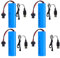Batterie 14500 Rechargeables, TGKYK 4 pièces 3.7V 800mah Rechargeable avec 4 Chargeurs USB SM-2P Plug, Pile 3.7v Rechargeable für RC Fahrzeuge, Boote, Panzer, Autos, Schiffe,Roboter