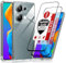 LeYi Funda para Xiaomi Redmi Note 13 Pro 4G(No para 5G)/Poco M6 Pro 4G con [2-Unidades] Cristal Templado, Carcasa Armor Silicona Soft Skin TPU Case Antigolpes Cover, Transparente