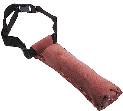 ULTECHNOVO Ledertasche Für Schweißstäbe Aufbewahrung Mit Hoher Kapazität Flammhemmend Verstellbarer Bund Schnallendesign