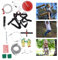 160 ft Zip Line Kits for Garden, Slackline Zipline Kits Up to 330 lbs, Backyard Outdoor Quick Setup Zipline, Obstacle Course for Kids and Adult